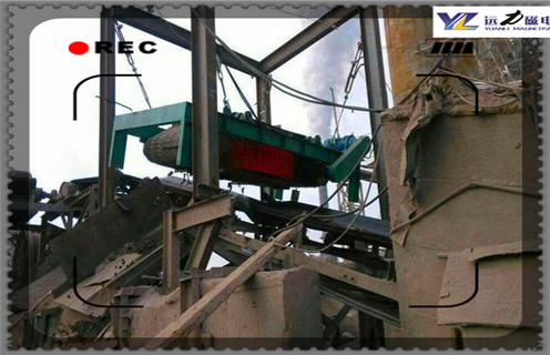 帶式除鐵器，河北帶式輸送機(jī)布置除鐵器_帶式強(qiáng)磁河北帶式輸送機(jī)布置除鐵器工作原理構(gòu)造選型_廠家 