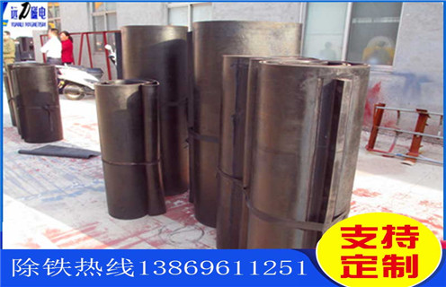 皮帶式自卸永磁除鐵器，廣東皮帶式自卸永磁除鐵器_廣東皮帶式自卸永磁除鐵器皮帶原因及如何調(diào)_刮板價(jià)格 
