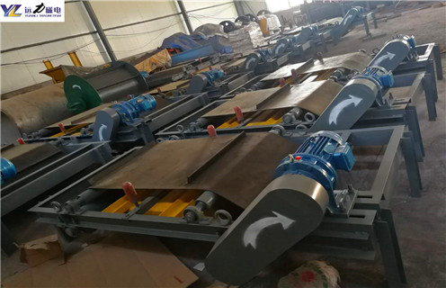 電磁自卸式除鐵器，甘肅電磁自卸式除鐵器設(shè)計_甘肅電磁自卸式除鐵器設(shè)計廠家配件_型號及工作視頻