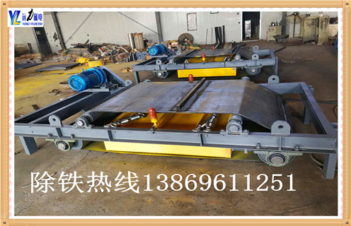 帶式除鐵器，遼寧帶式除鐵器布置_強(qiáng)磁遼寧帶式除鐵器布置工作原理構(gòu)造選型_廠家 