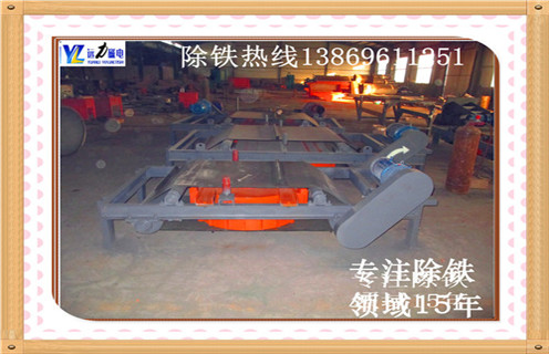 電磁自卸除鐵器，山西電磁自卸式除鐵器廠家_山西電磁自卸式除鐵器廠家廠家配件_型號(hào)及工作視頻